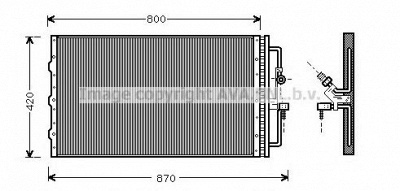 AVA QUALITY COOLING ol5267 -  Конденсатор, кондиционер